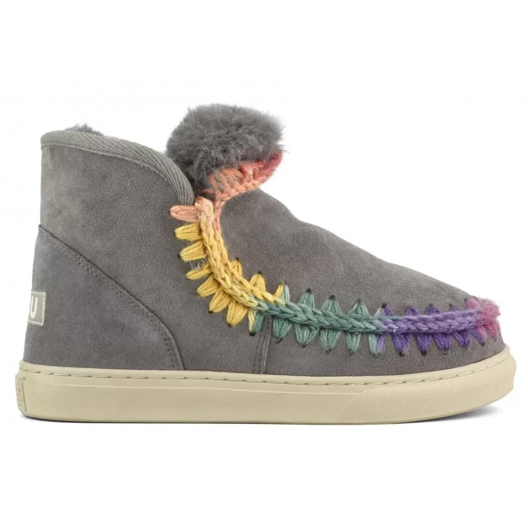 Sneakers^Mou Eskimo Sneaker Rainbow Stitching