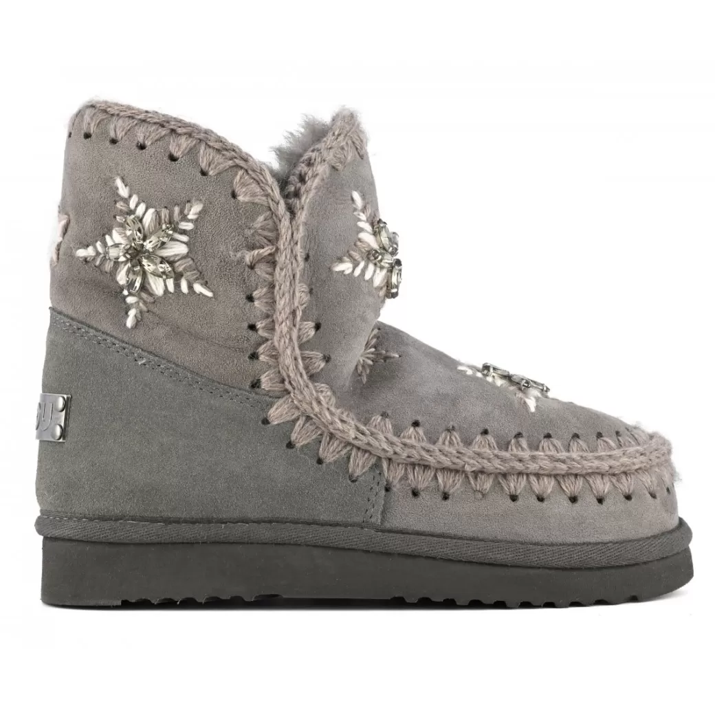Stivaletti^Mou Eskimo Wool Stars & Rhinestones