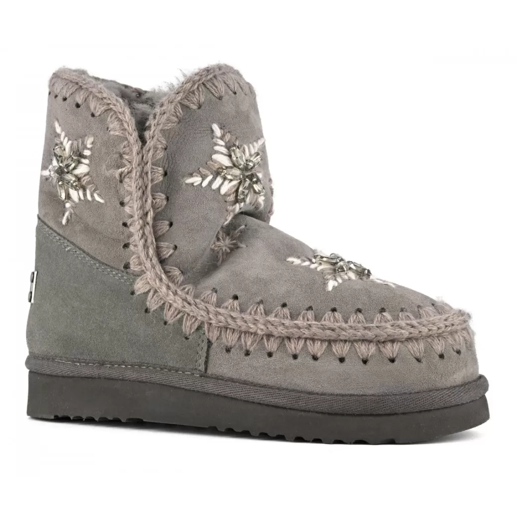 Stivaletti^Mou Eskimo Wool Stars & Rhinestones