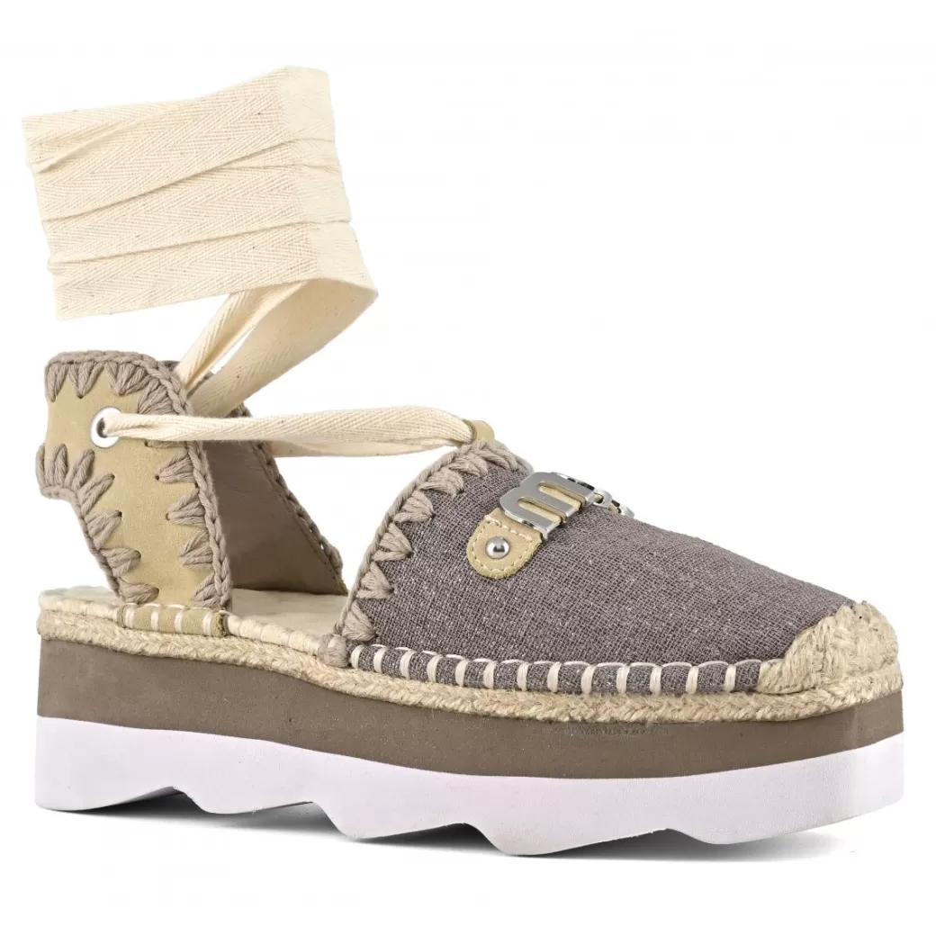 Sandali^Mou Espa Sandal Glittered Fabric